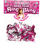 Bride To Be Ring Bling Bachelorette Party Confetti Party Gifts and Novelties